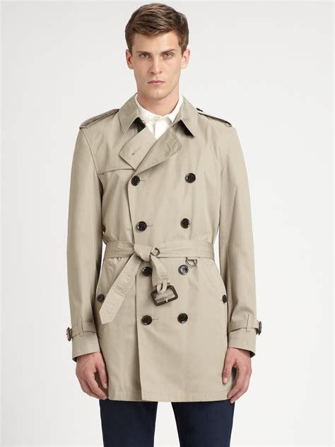 trench burberry uomo britton|Trench Coats for Men .